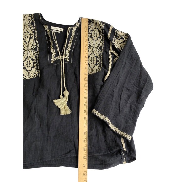 Isabel Marant Etoile Embroidered Boho Wide Sleeve Top Size 36 - Picture 8 of 10